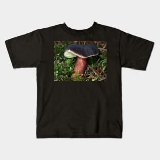 Young Zeller's Bolete mushroom Kids T-Shirt